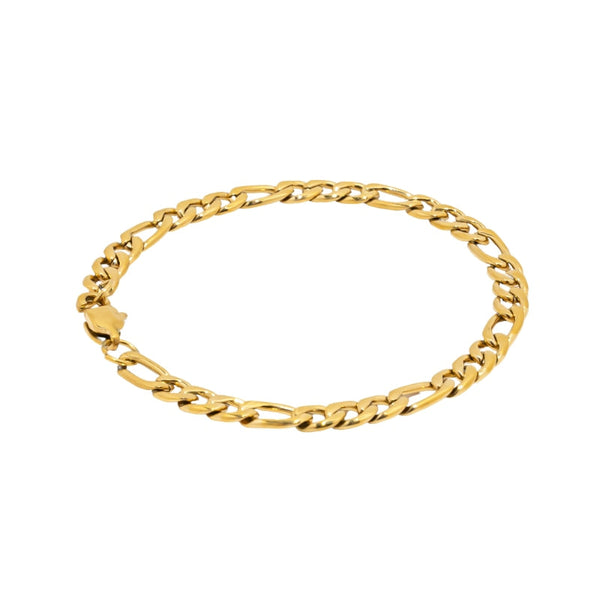 Figaro Bracelet (Gold) 5MM