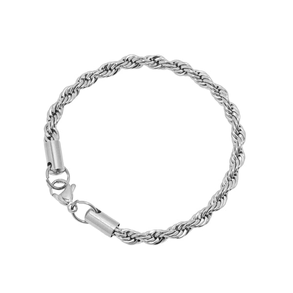 Rope Bracelet (Silver) 5MM